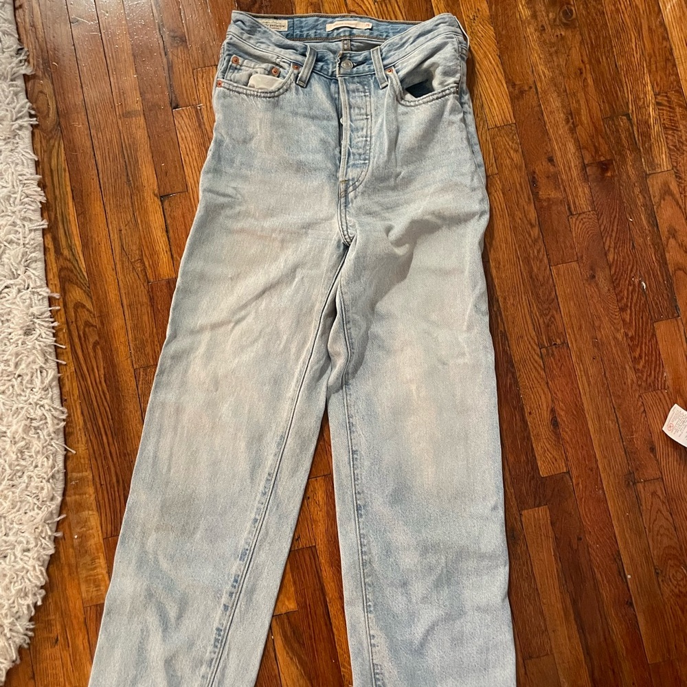 rib cage levi straight leg jean